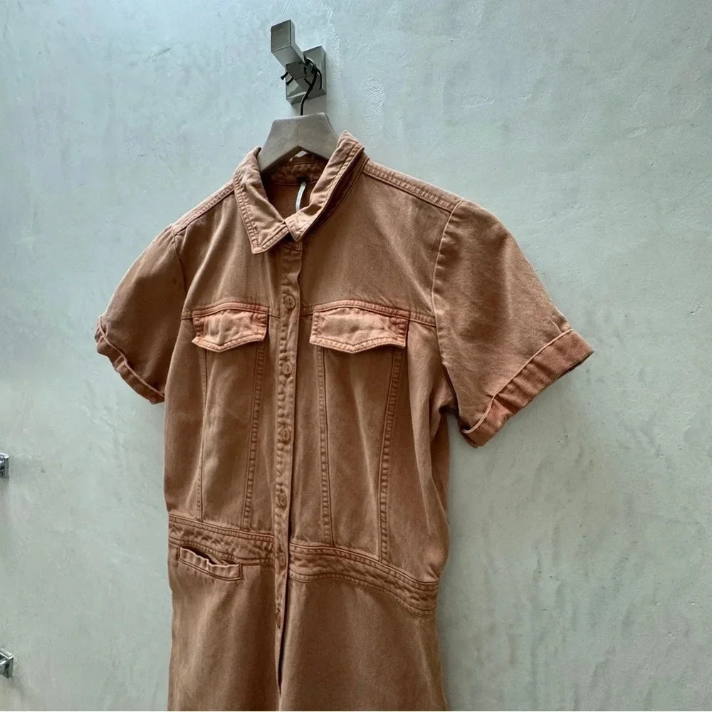 Young Fabolous & Broke || YFB Twill Kahri Jumpsuit in Butterscotch  XS - Picture 9 of 9